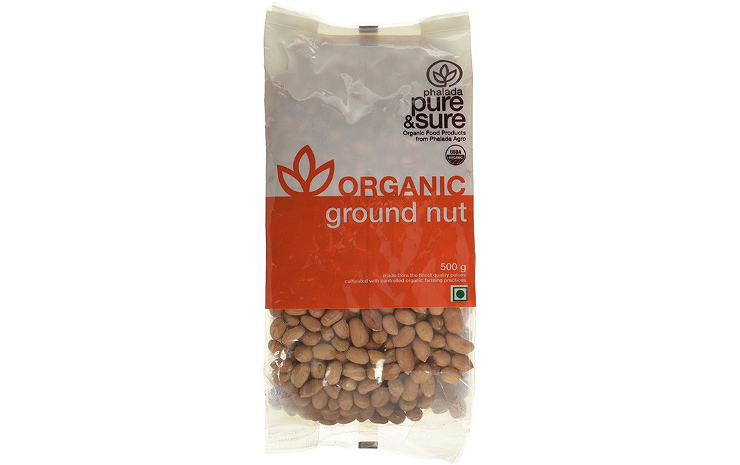 Pure & Sure Organic Ground Nut    Pack  500 grams